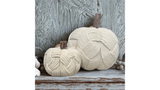 Woven Cream Pumpkin Fall Autumn Décor
