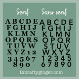 Guestbook Letter Sign