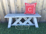Layered X Bench - The Crafty Ginger