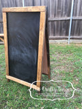 Chalkboard Sandwich Board - The Crafty Ginger