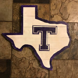 State Shape School Spirit Signs